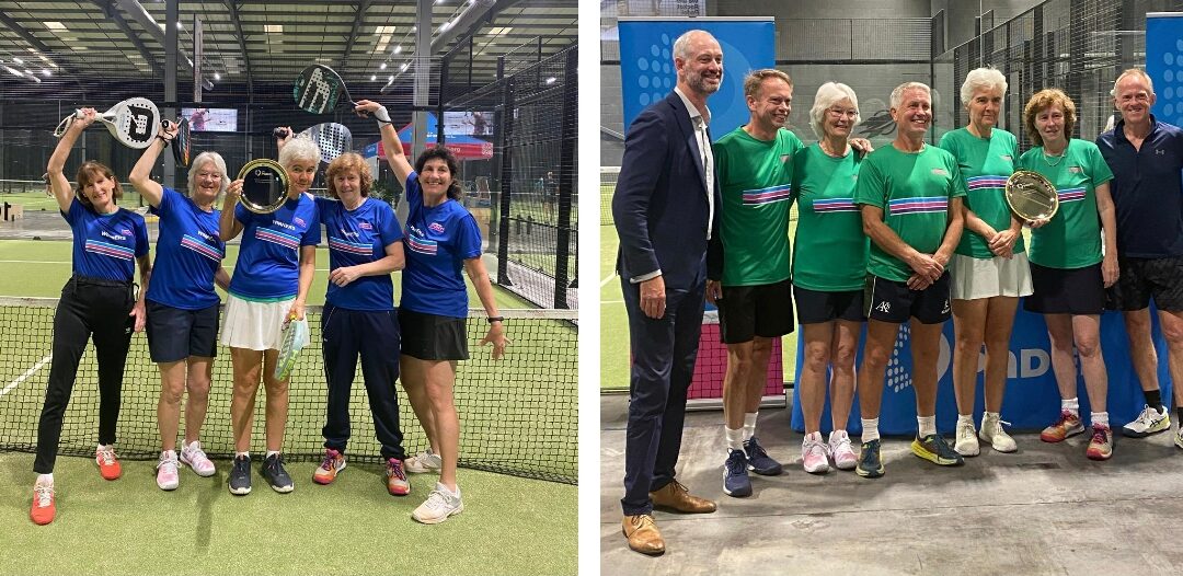 Two titles for Gloucestershire padel teams at national event