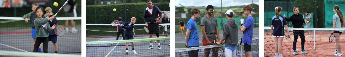 Junior players enjoying coaching