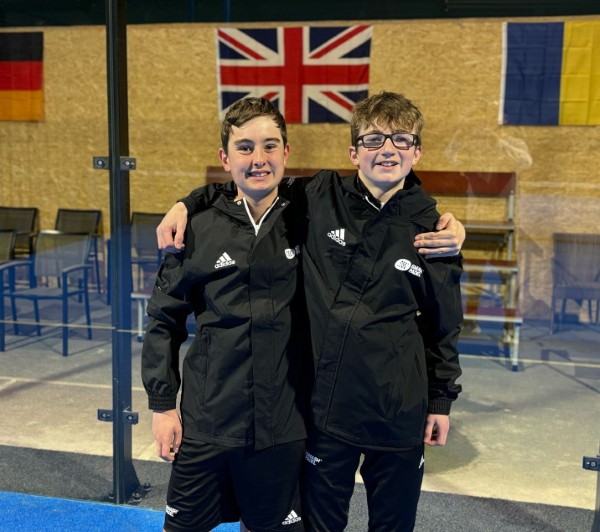 First international padel event for club junior Ethan