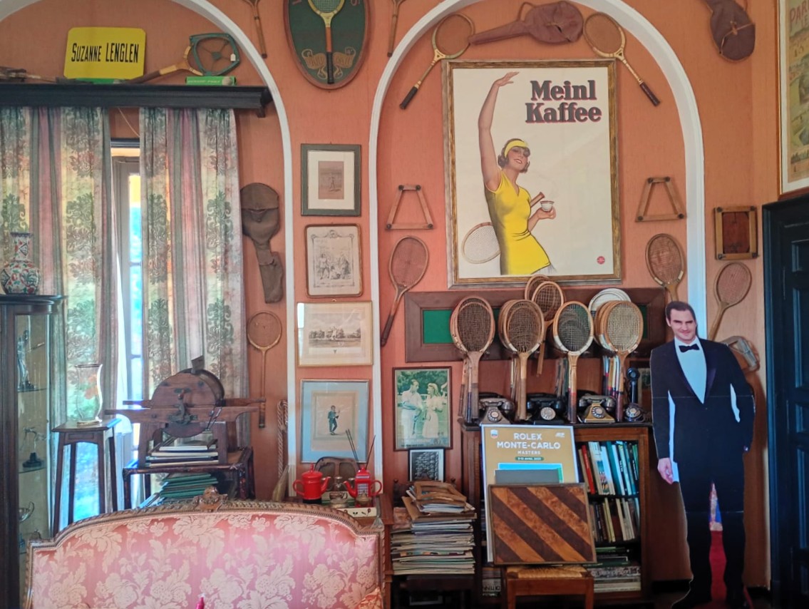 Memorabilia at Hanbury Tennis Club